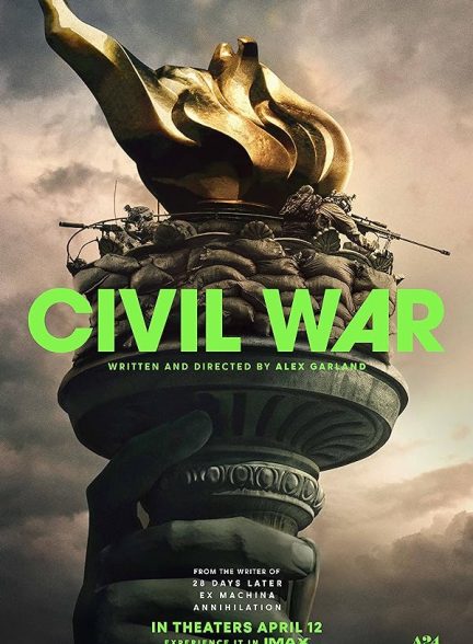 دانلود فیلم جنگ داخلی Civil War 2024 دوبله فارسی